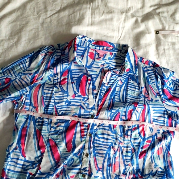 Lilly Pulitzer Red Right Return dress Sanibel RRR XL - Picture 4 of 10